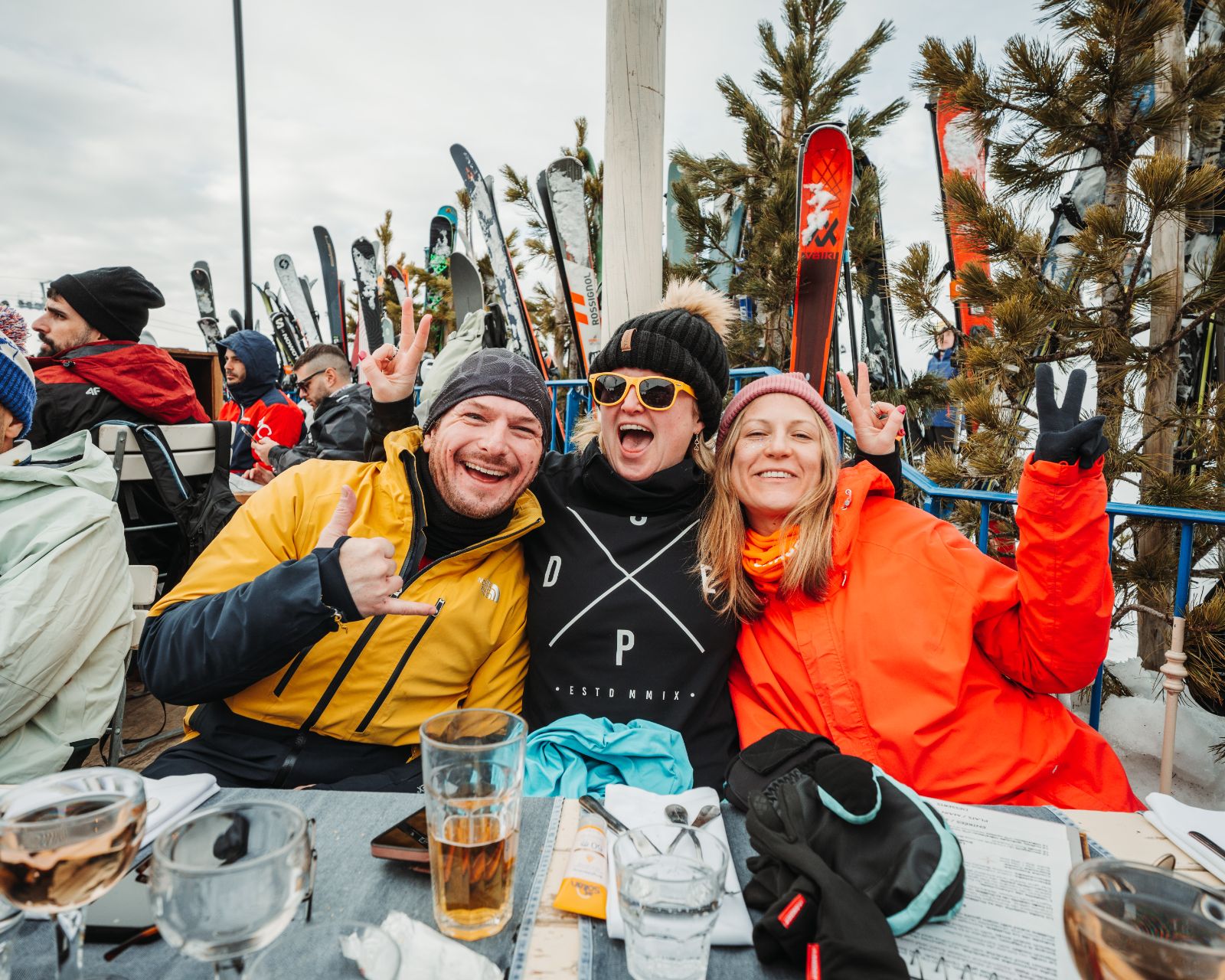 Lunch on the slopes
